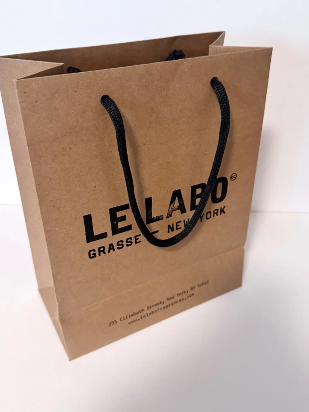 Le Labo Grasse New York Brown Shopping Gift Bag